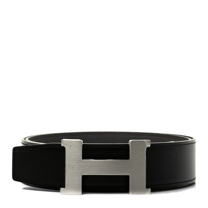 Hermes Box Togo 42mm Constance H Belt 100 Black Etain 1 of 7