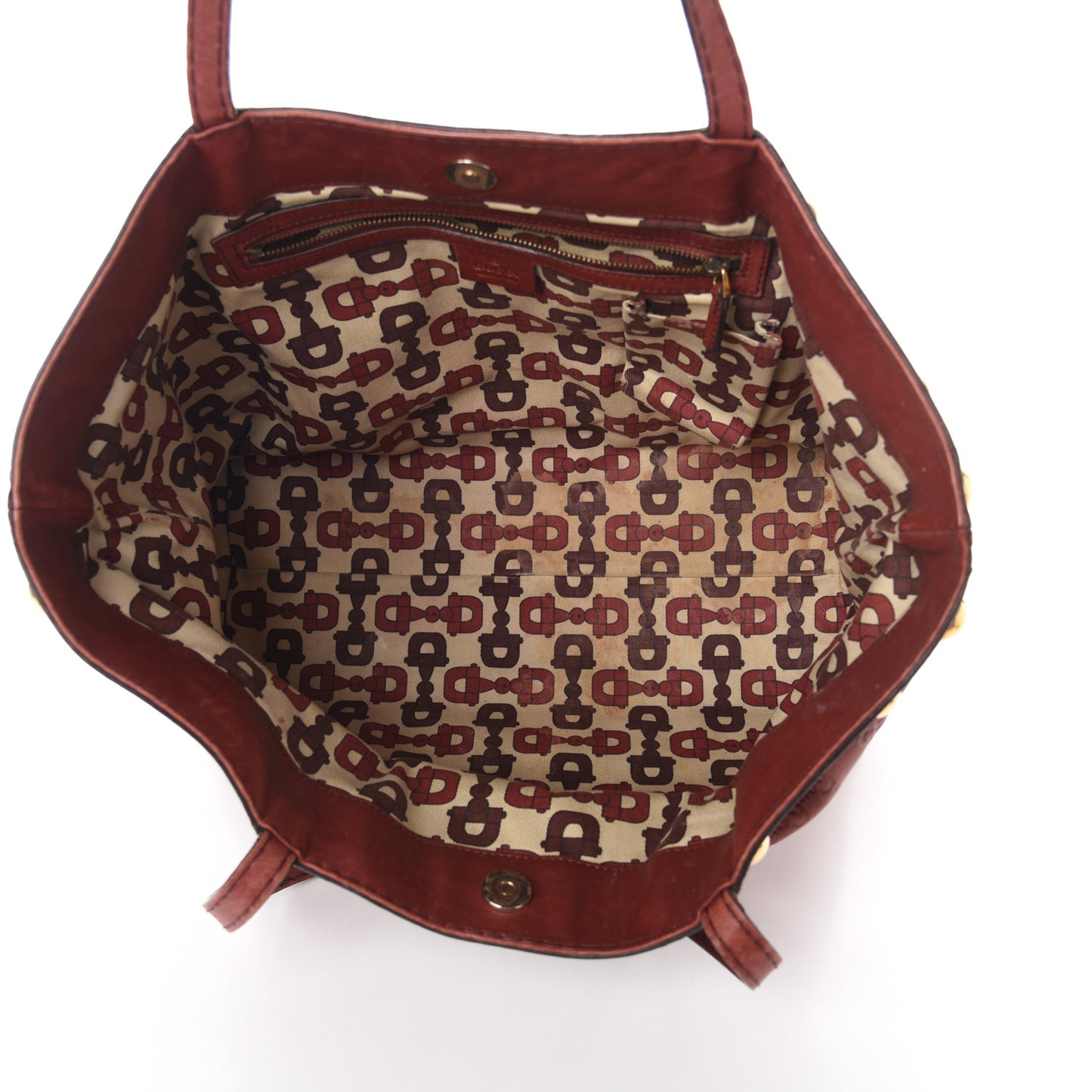 Guccissima Medium Babouska Shopping Tote Red