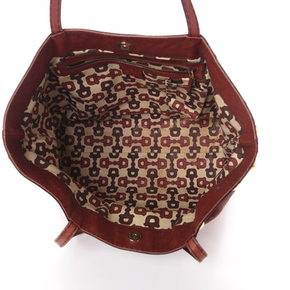 Gucci Guccissima Medium Babouska Shopping Tote Red 6 of 10
