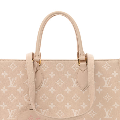 Louis Vuitton LOUIS VUITTON Empreinte Monogram Spring In The City Onthego MM Beige Pink Yellow 5 of 9