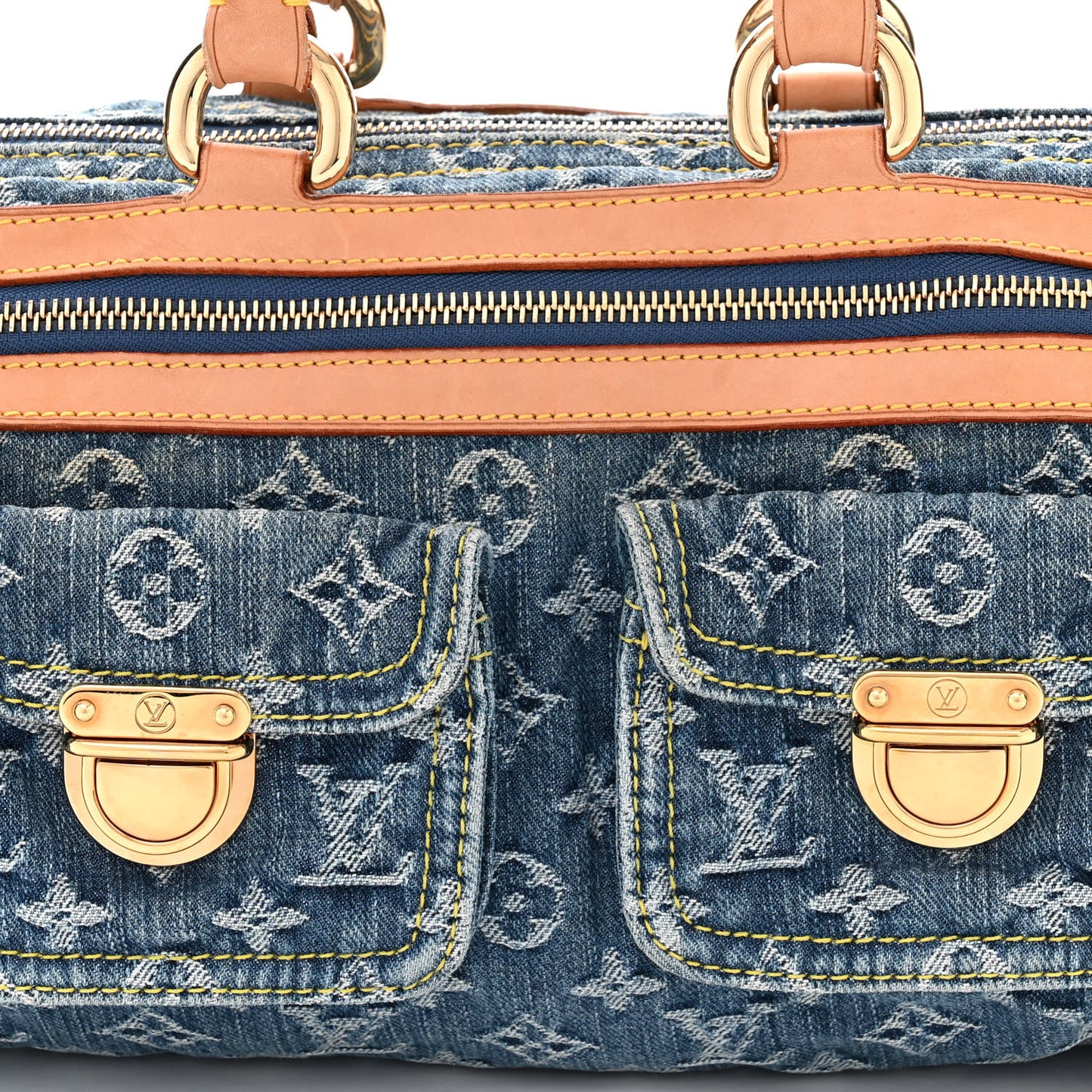 Monogram Denim Neo Speedy Blue
