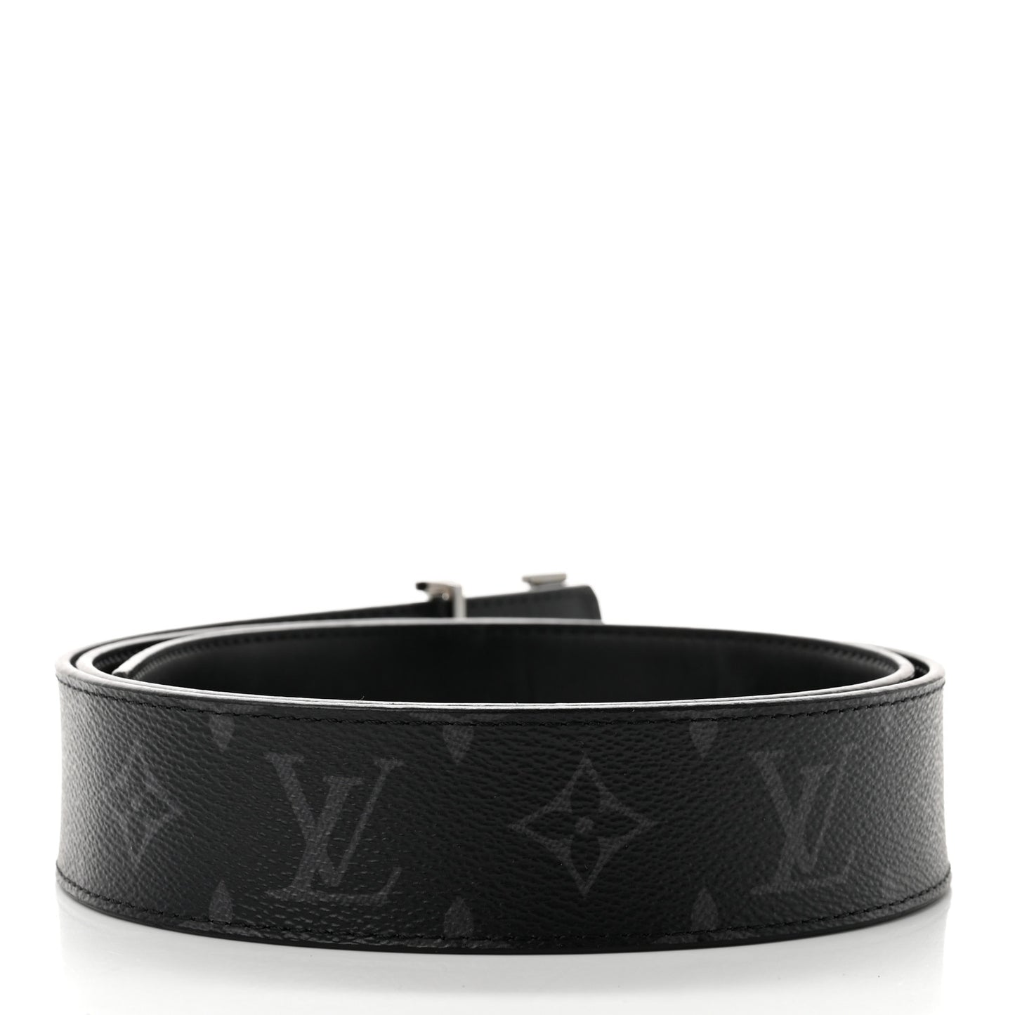Monogram Eclipse Taigarama 40mm LV Initiales Reversible Belt 100 40 Black