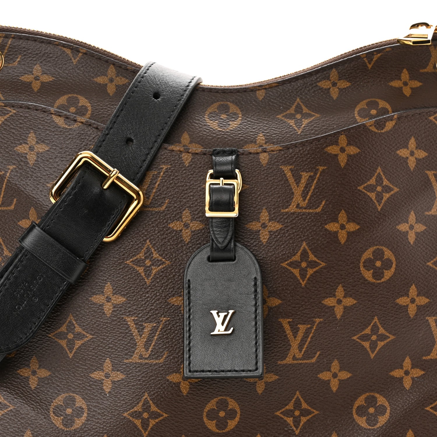 Louis Vuitton Monogram Odeon MM Black 7 of 10