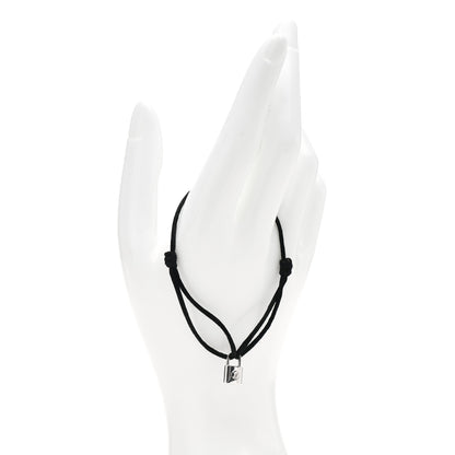 Louis Vuitton X UNICEF Sterling Silver Lockit Bracelet Black 2 of 6