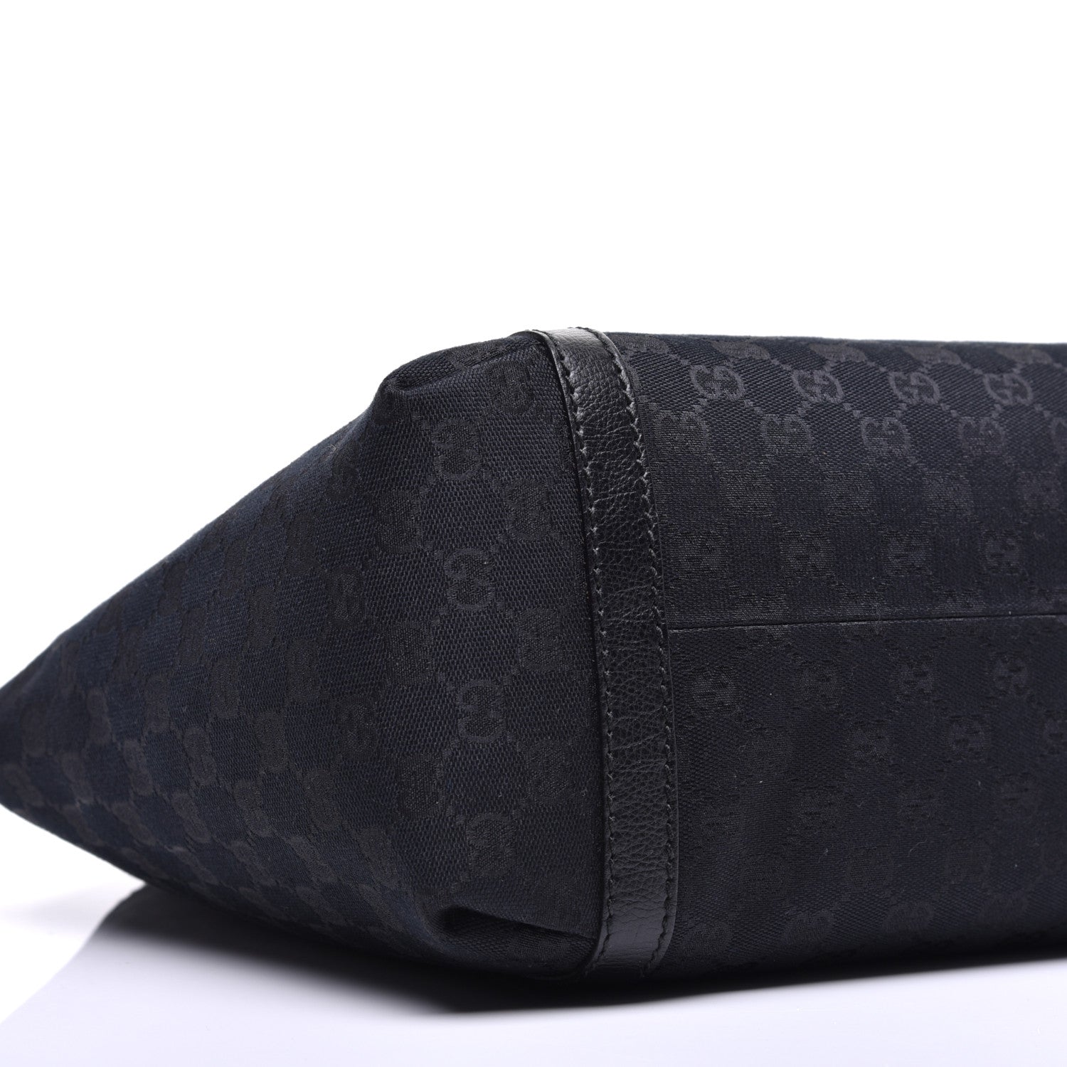Gucci Monogram Medium New Ladies Web Tote Black 8 of 9