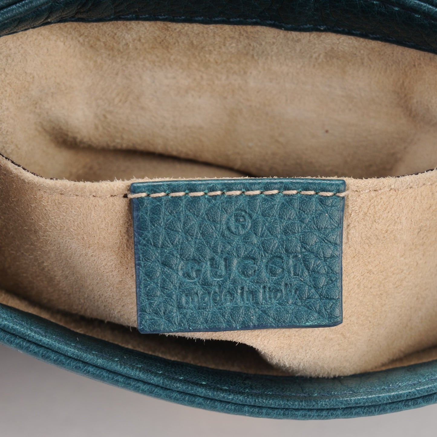 Dollar Calfskin Small 1973 Chain Shoulder Bag Deep Cobalt