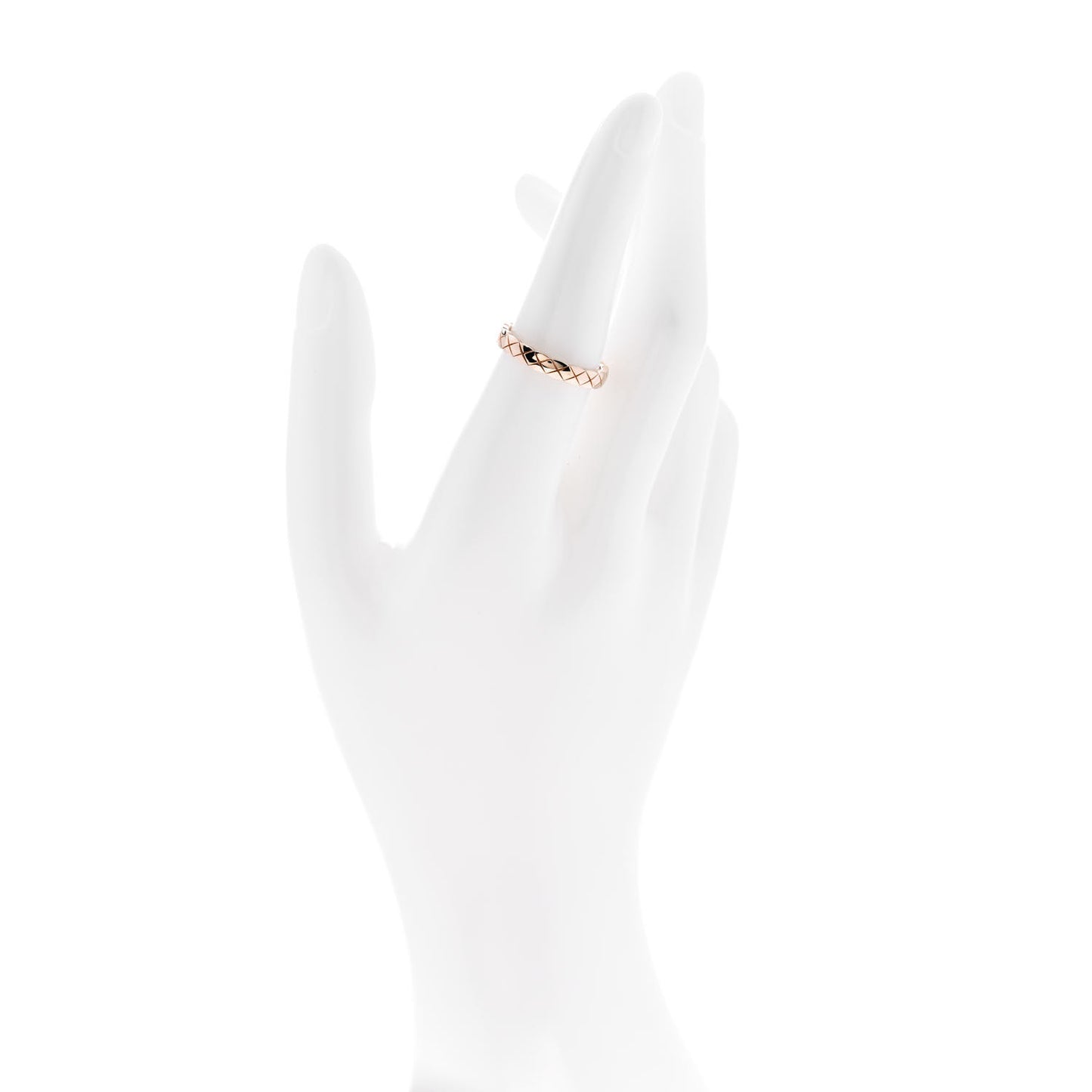 18K Beige Gold Mini Coco Crush Ring 54 6.75