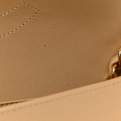 Chanel Caviar Quilted Jumbo Double Flap Beige 11 of 11