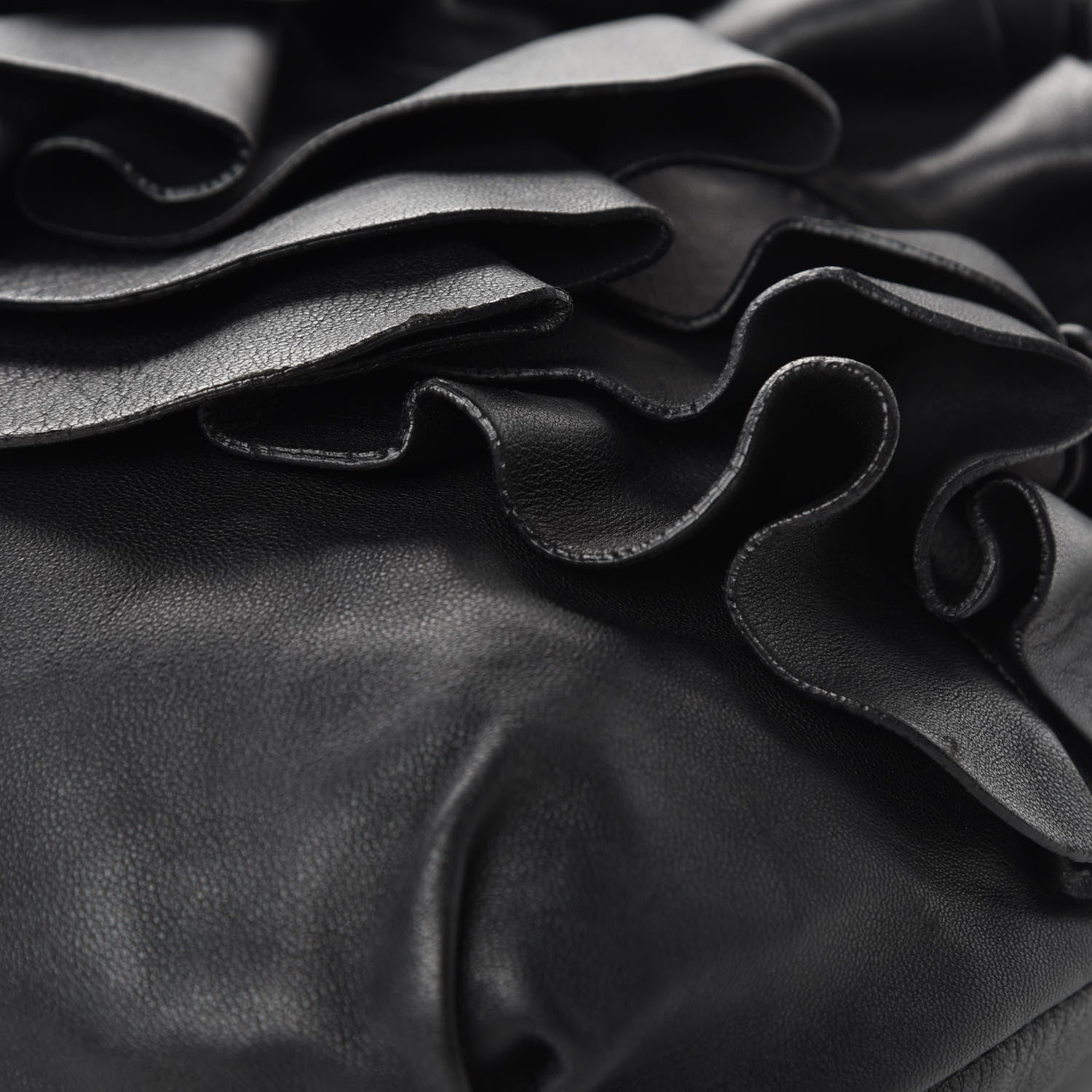 Valentino Garavani Nappa Pleated Tote Black 11 of 17