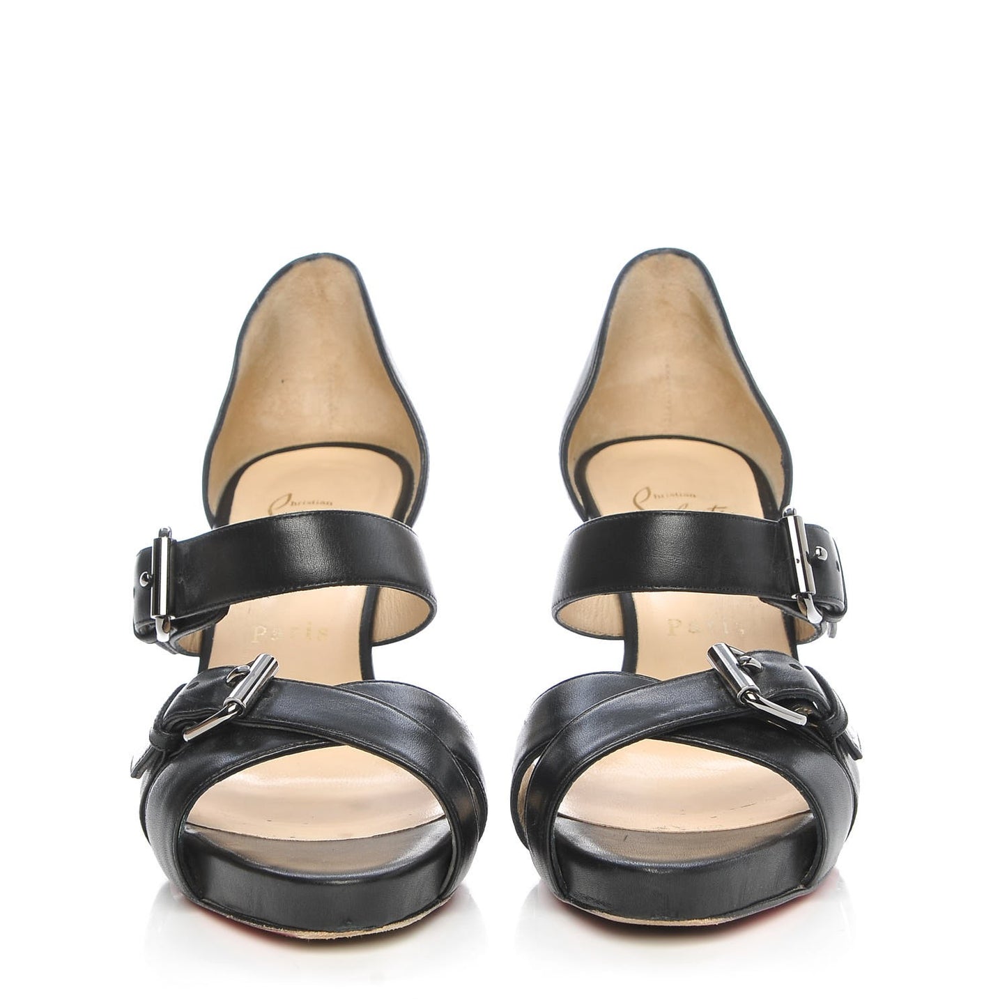Calfskin VIP Atalanta 85 Sandals 37 Black