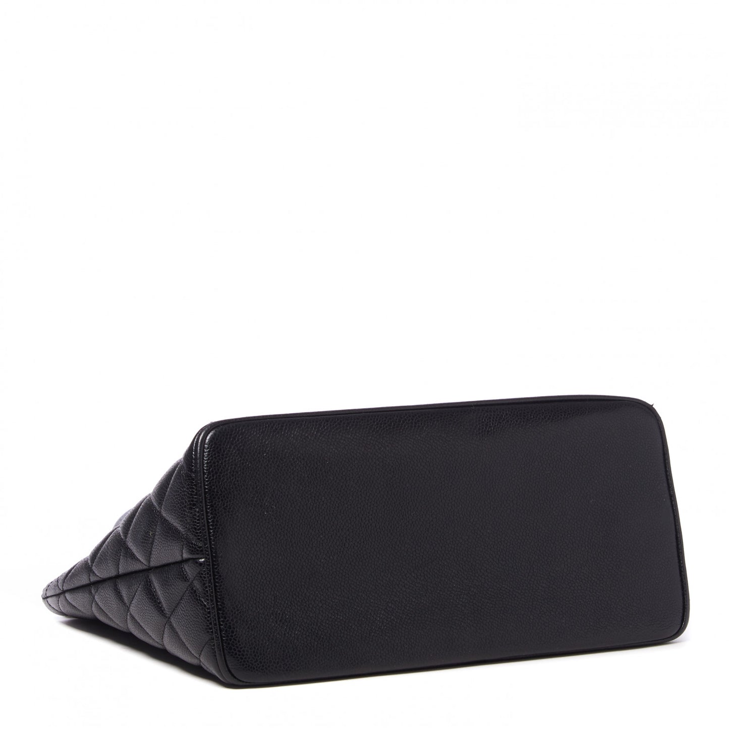 Caviar Quilted Medallion Tote Black