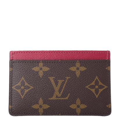 Louis Vuitton Monogram Card Holder Fuchsia 1 of 8