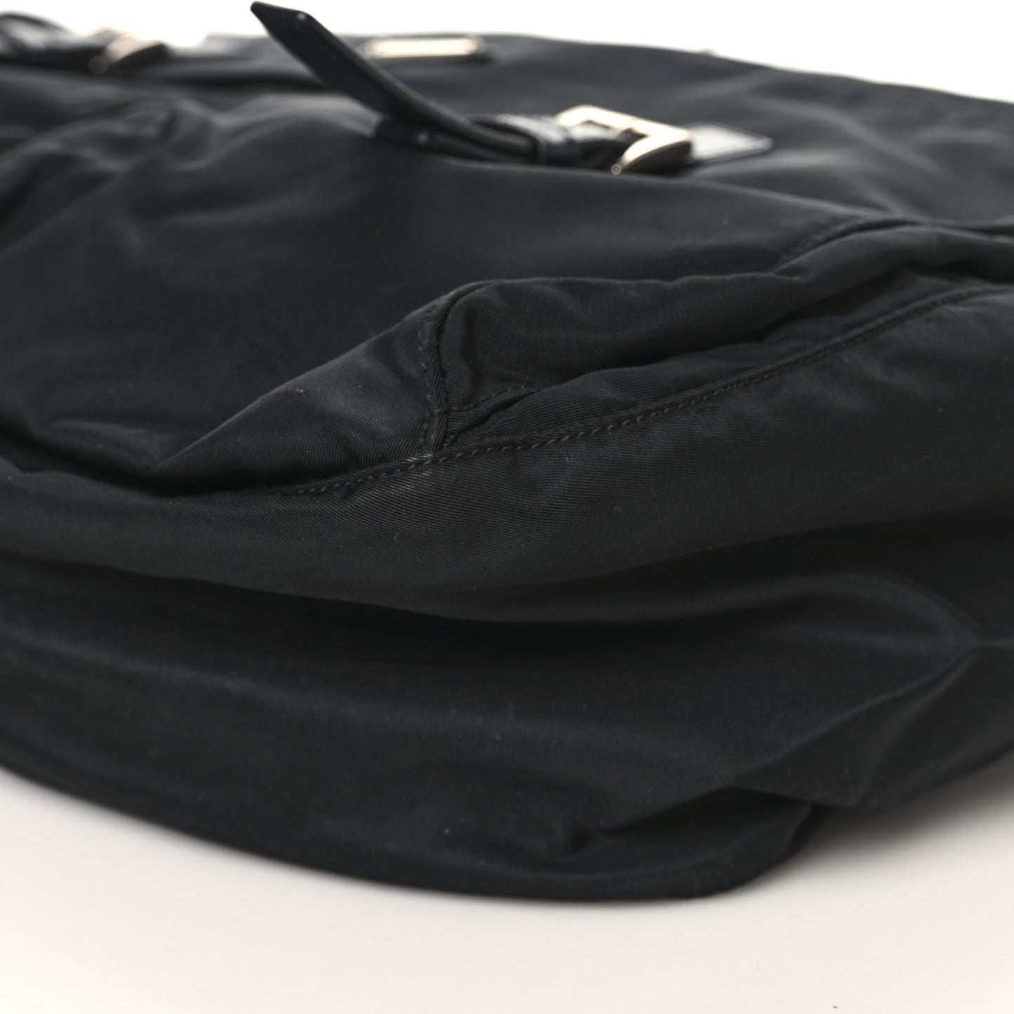 Nylon Vela Sport Messenger Bag Black