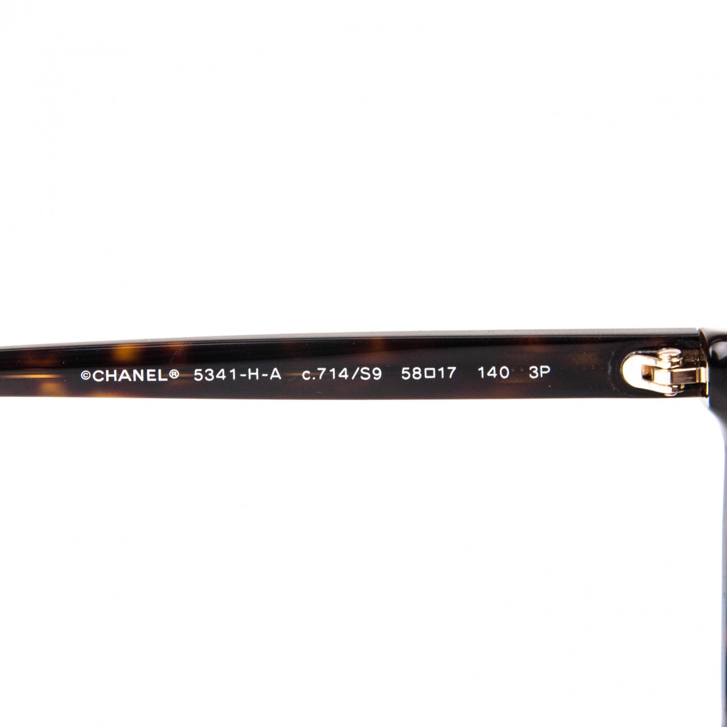 Chanel Acetate Polarized Fantasy Pearl Cat Eye Sunglasses 5341-H-A Tortoise 6 of 6