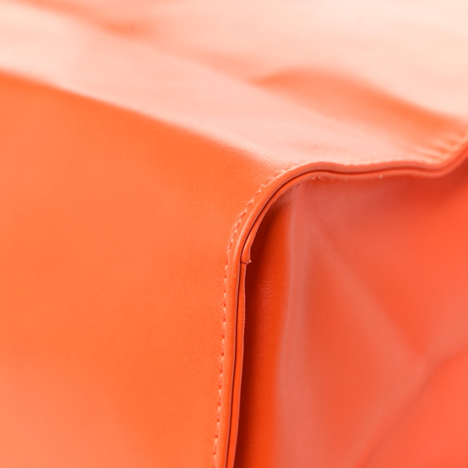 Telfar Vegan Leather Medium Shopping Bag Orange 9 of 11