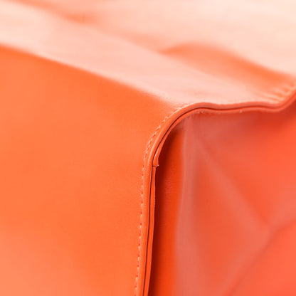 Telfar Vegan Leather Medium Shopping Bag Orange 9 of 11