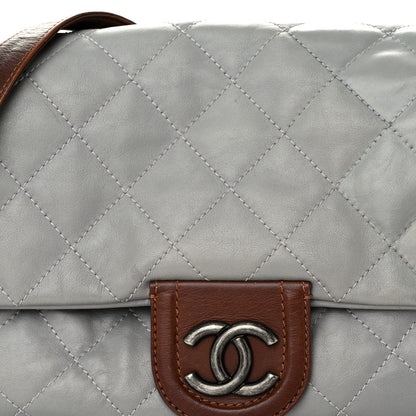 Chanel Calfskin Large Country Chic Flap Grey 8 of 11