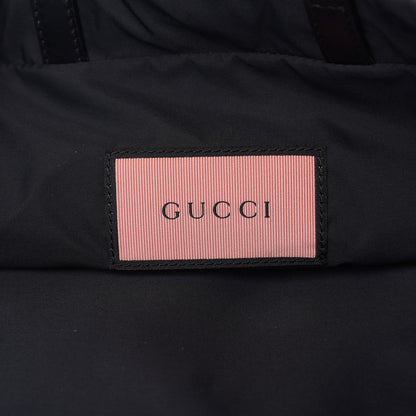 Gucci Calfskin Small GucciGhost Drawstring Backpack Black 5 of 10