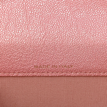 Chanel Iridescent Caviar Quilted Flap Card Holder Rose Pink 7 of 12