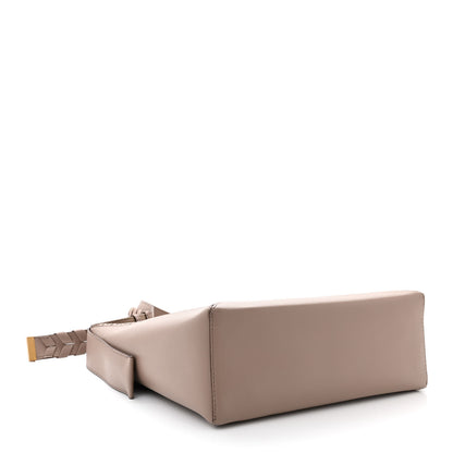 Stella McCartney Alter Nappa Perforated Braided Shoulder Bag Brown Dark Beige 4 of 9