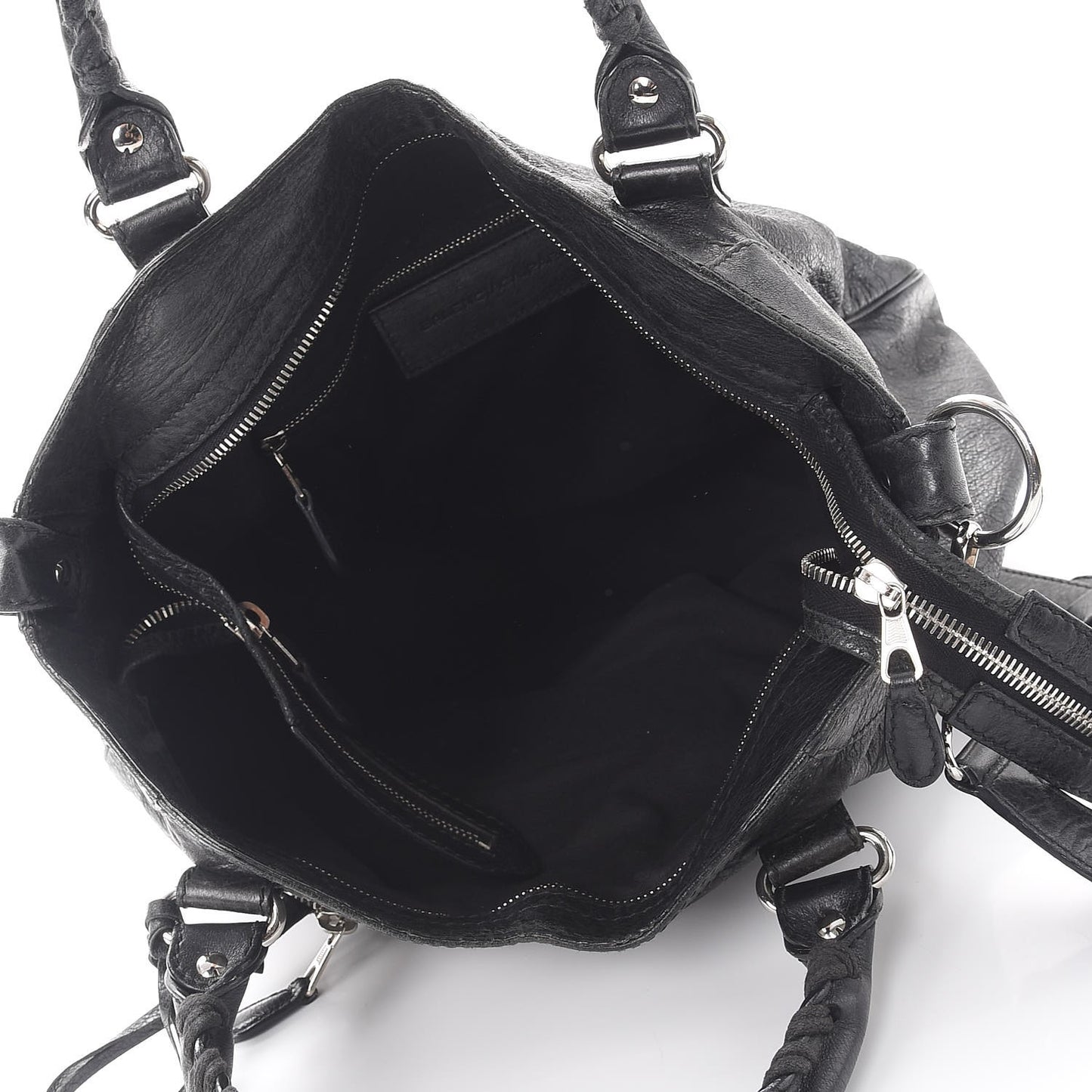 Agneau Giant 12 Silver Hardware Velo Black