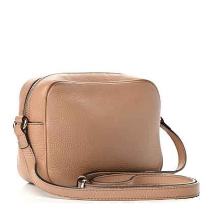 Gucci Pebbled Calfskin Small Soho Disco Bag Camelia 2 of 4