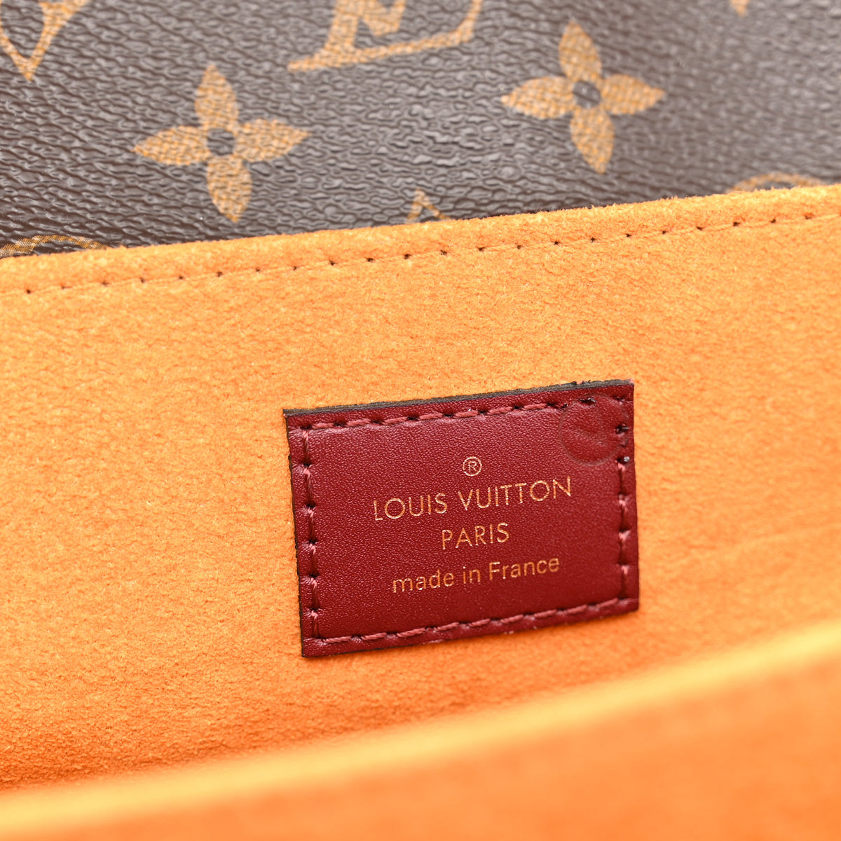 Louis Vuitton Monogram Braided Pochette Metis Safran 7 of 10