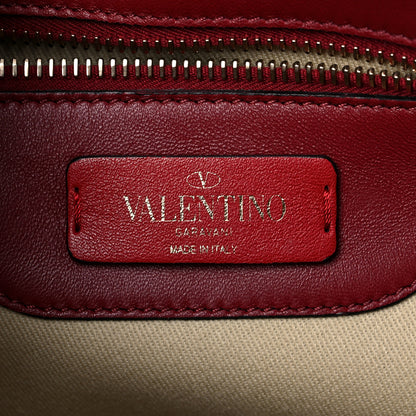 Valentino Garavani Nappa Medium Candystud Top Handle Bag Poudre Rubino 6 of 16