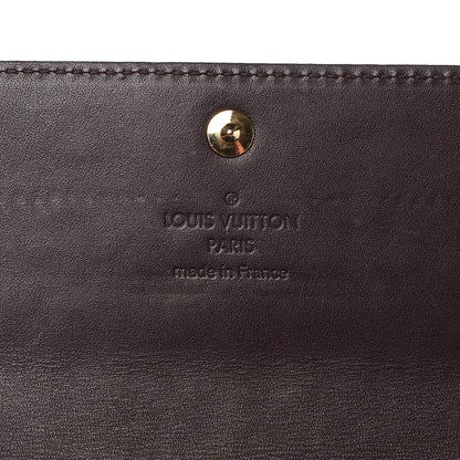 Louis Vuitton Vernis Sarah Wallet Amarante 6 of 6