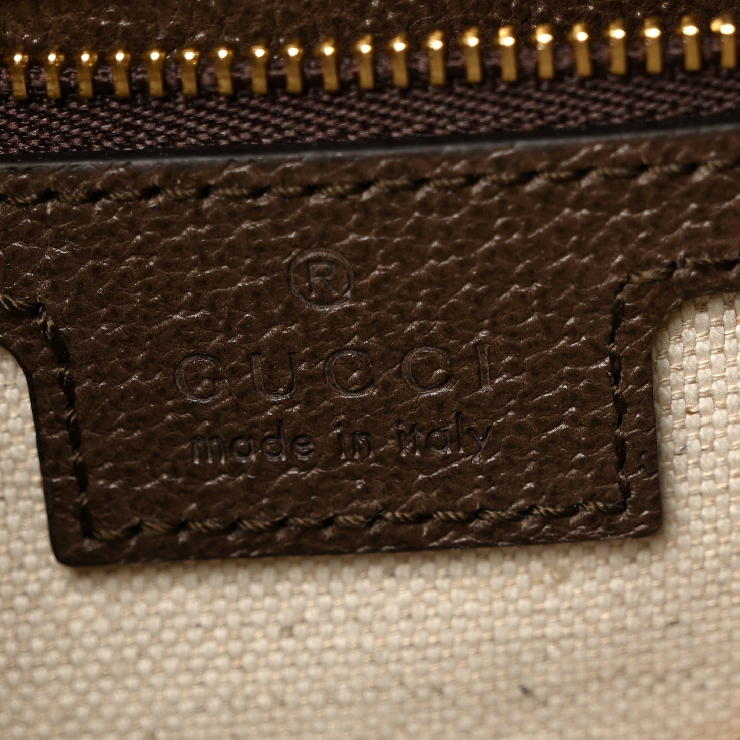 GG Supreme Monogram Textured Dollar Calfskin Web Studded Mini Ophidia Flap Shoulder Bag Beige Ebony New Acero