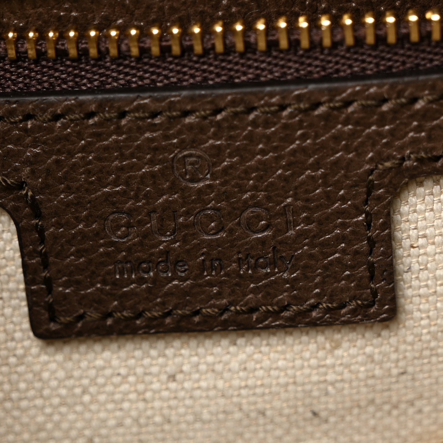 Gucci GG Supreme Monogram Textured Dollar Calfskin Web Studded Mini Ophidia Flap Shoulder Bag Beige Ebony New Acero 6 of 10