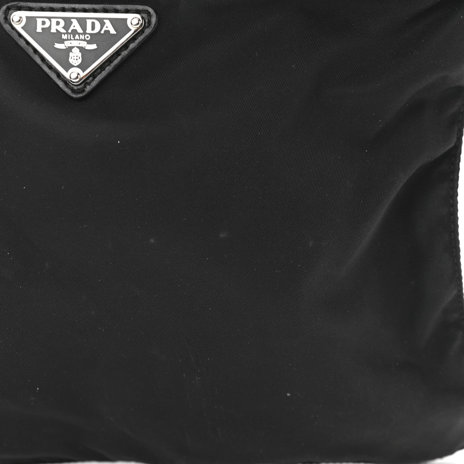 Prada Nylon Vela Small Flat Messenger Bag Black 12 of 13