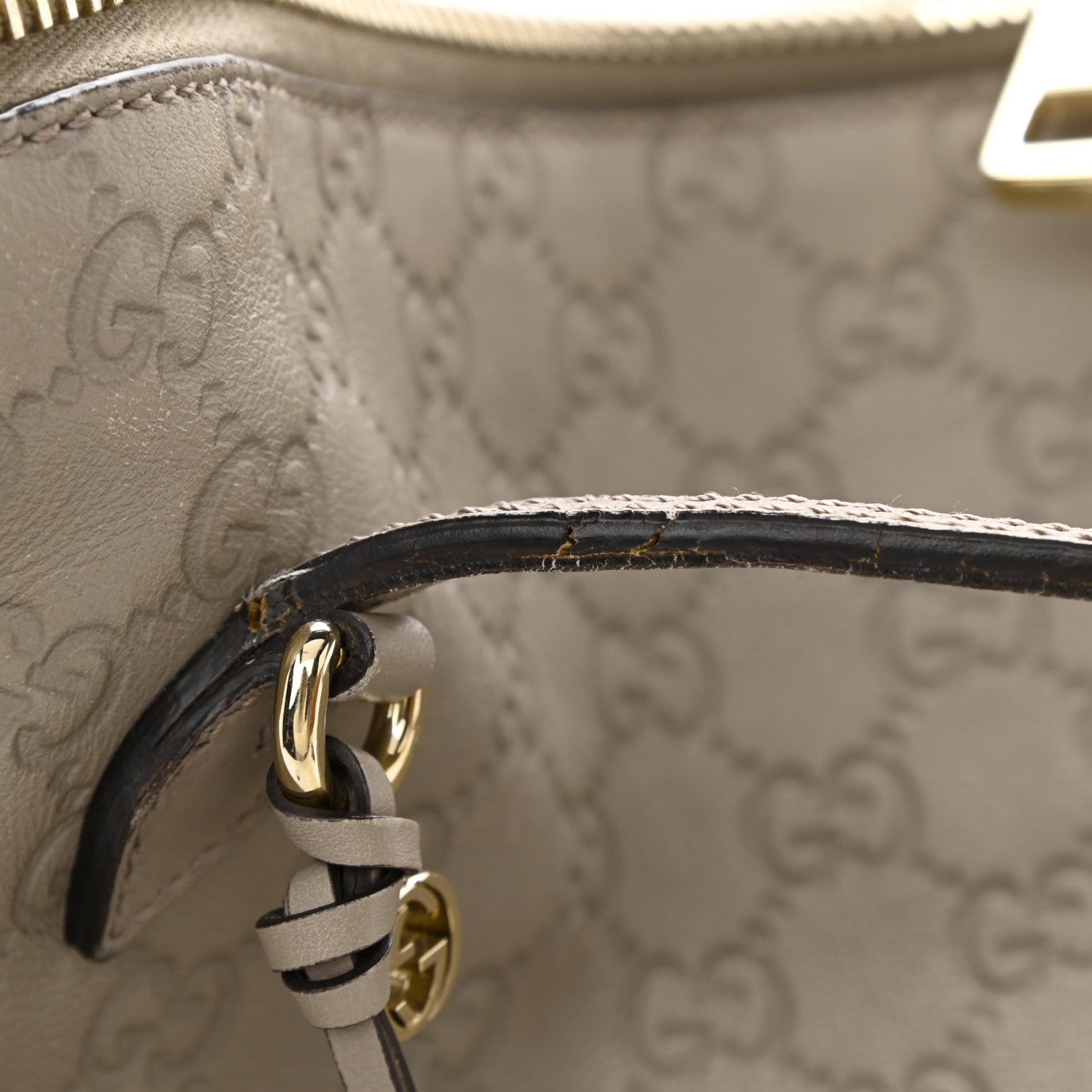 Gucci Guccissima Medium Bree Shoulder Bag Storm Grey 17 of 17