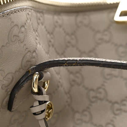 Gucci Guccissima Medium Bree Shoulder Bag Storm Grey 17 of 17