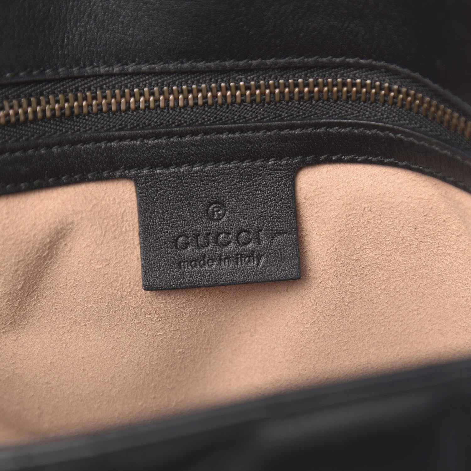 Gucci Calfskin Matelasse Studded Small Pearly GG Marmont Shoulder Bag Black 6 of 10