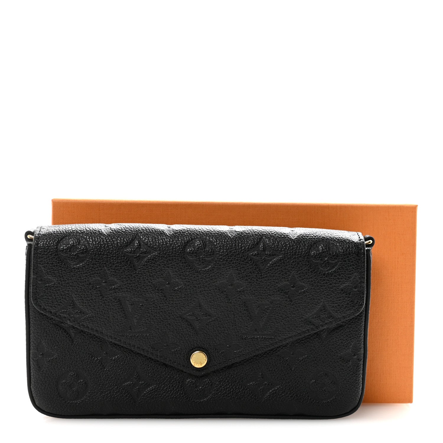 Louis Vuitton Empreinte Pochette Felicie Chain Wallet Black 11 of 11