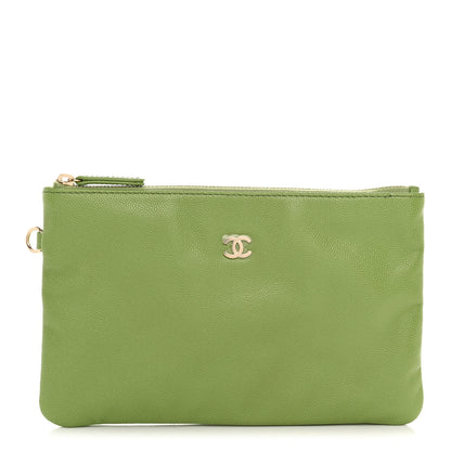 Chanel Caviar Chanel 22 Removable Pouch Green 1 of 5