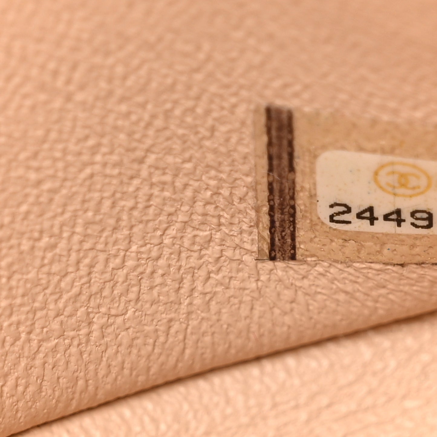 Caviar Quilted Jumbo Double Flap Beige Clair