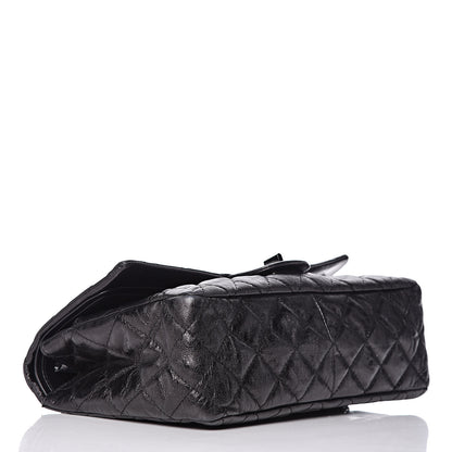 Chanel Metallic Aged Calfskin Quilted 2.55 Reissue 227 Flap So Black 5 of 15