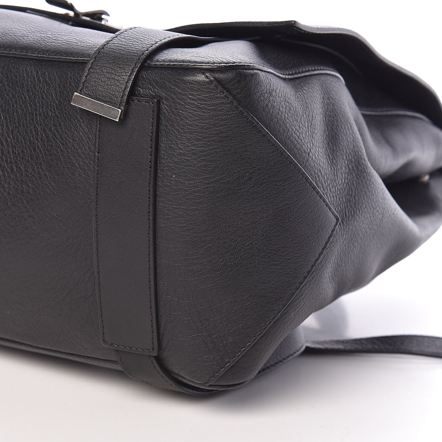 Calfskin Large PS Courier Backpack Black