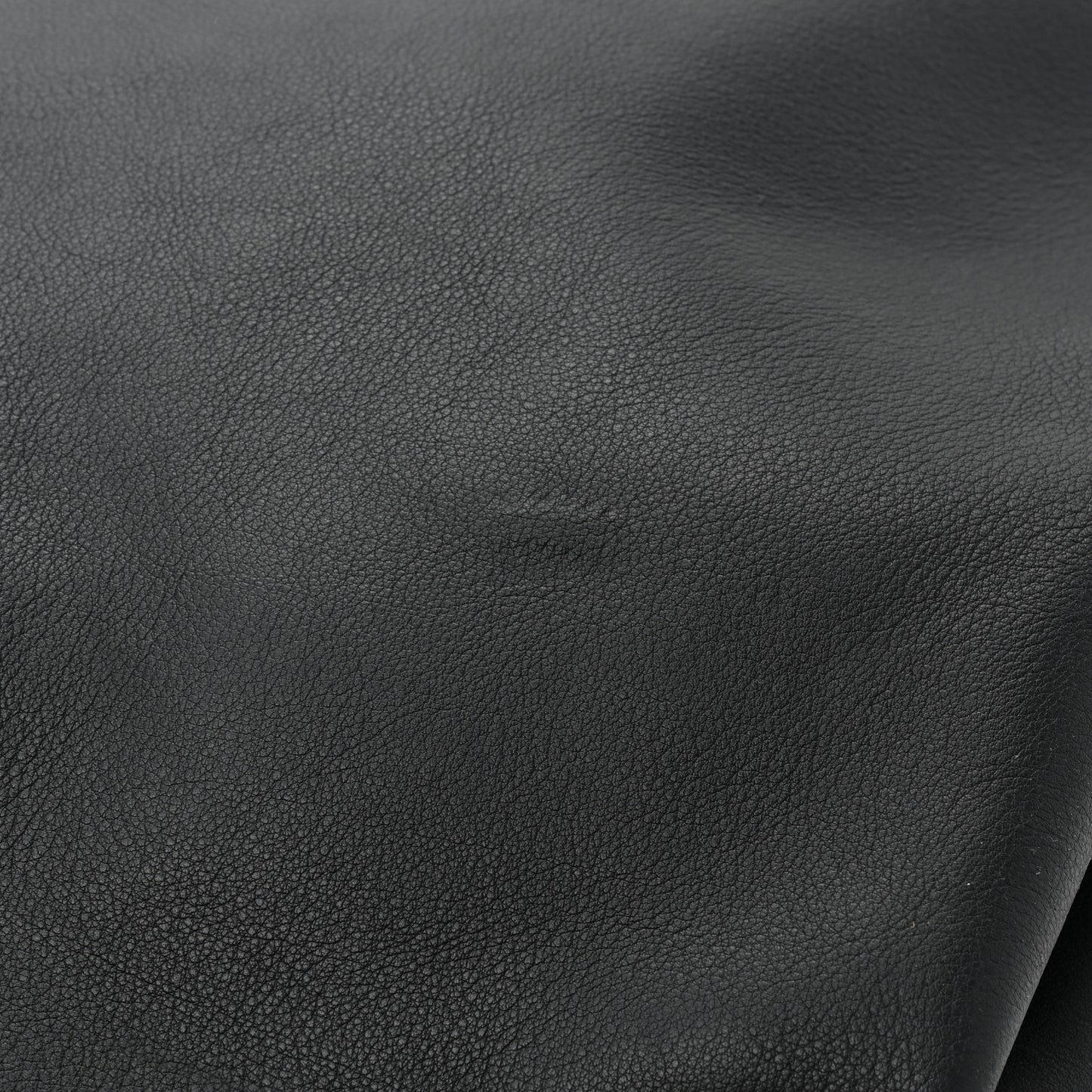 Calfskin Grommet Hobo Black