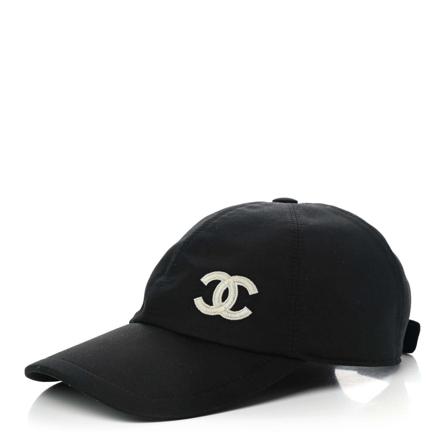 Chanel Cotton CC Cap Hat Black 1 of 8