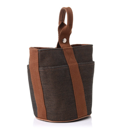 Hermes Toile Saxo PM Tote Brown 3 of 11