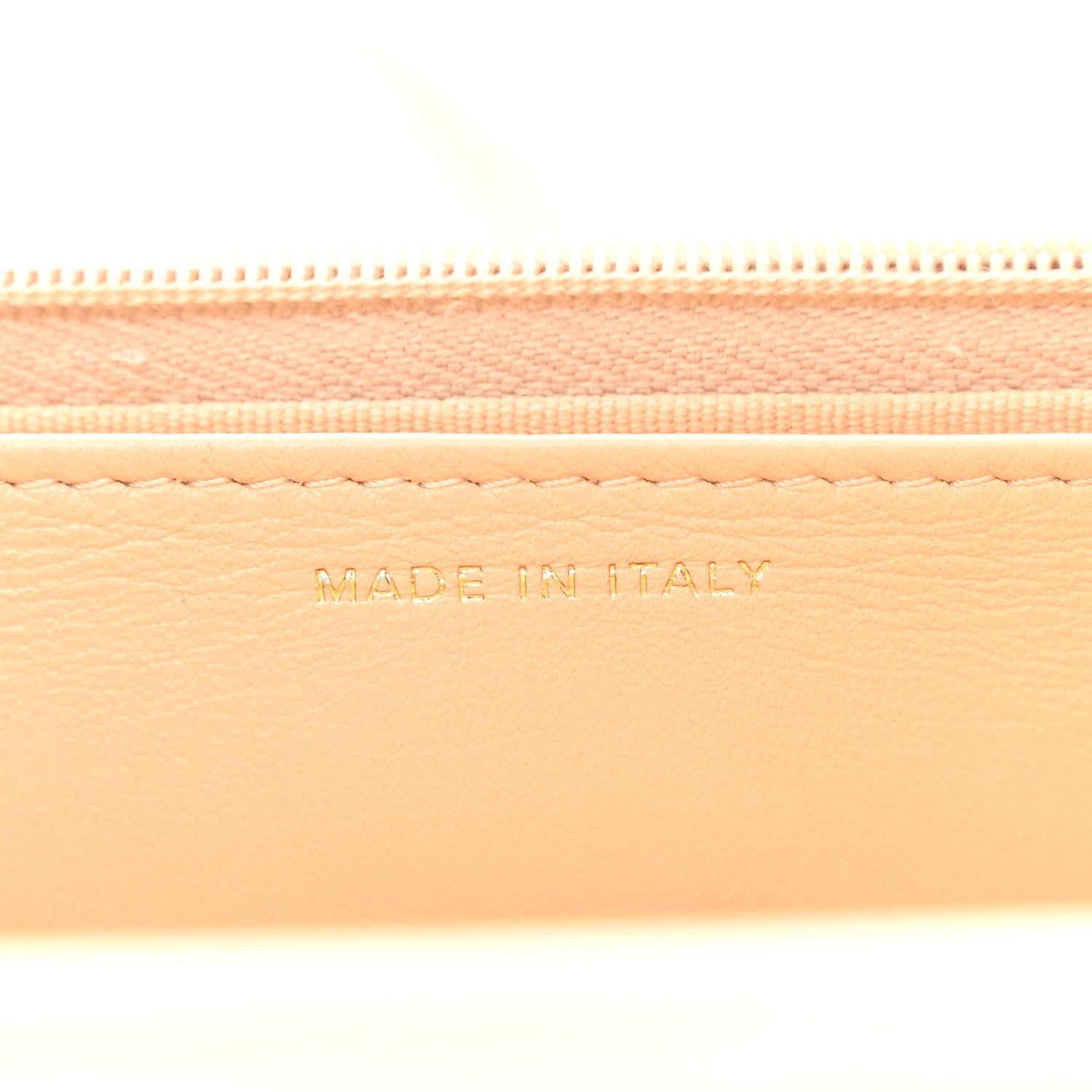 Chanel Caviar Quilted Wallet On Chain WOC Beige 8 of 12