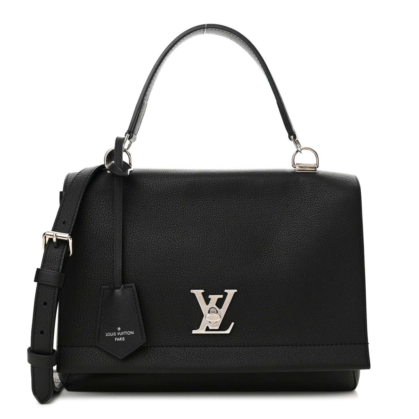 Soft Calfskin Lock Me II Black