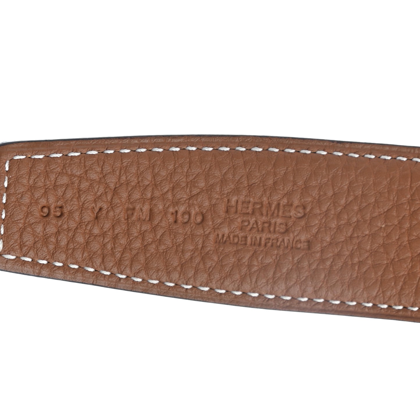 Swift Epsom 32mm H Belt 95 Black Gold