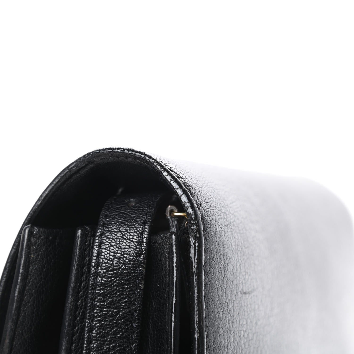 Celine Goatskin Medium Classic Box Flap Bag Black 11 of 13