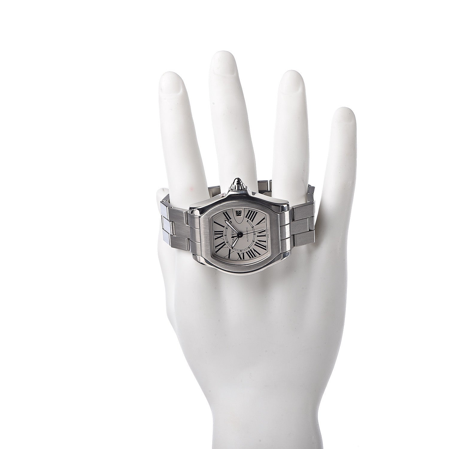 Cartier Stainless Steel 37mm Roadster Automatic Watch 2 of 6