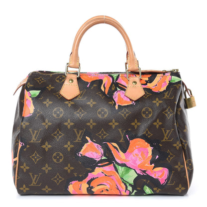 Louis Vuitton Monogram Roses Speedy 30 1 of 12