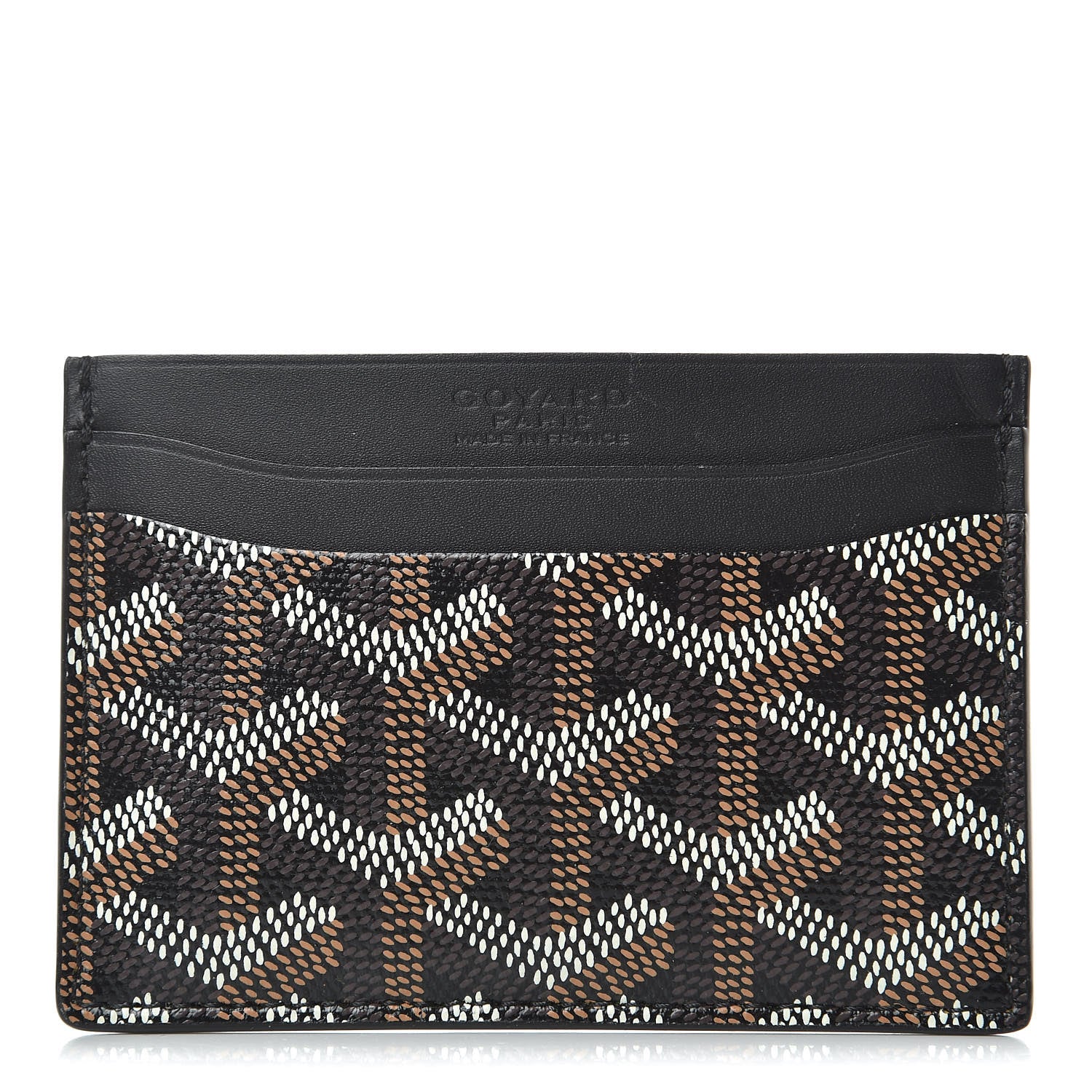 Goyard Goyardine Saint Sulpice Card Holder Black 1 of 7